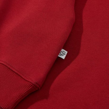『Code:graphy』 　アーチロゴクロップパーカー (Red)