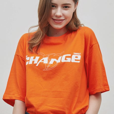 『Verynineflux』  ラキッシュ  Tシャツ (Orange)