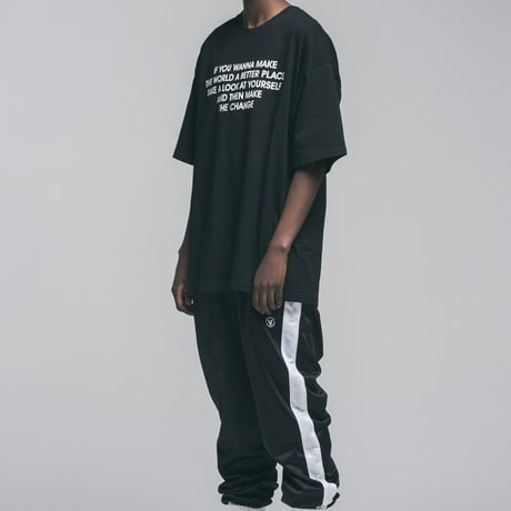 『Verynineflux』  インストラクション  Tシャツ (Black)