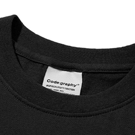 『Code:graphy』 　ellips archlogo t-shirt (Black)