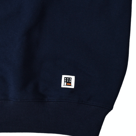 『FREAKISH BUILDING』 silly tv sweatshirt (Navy)