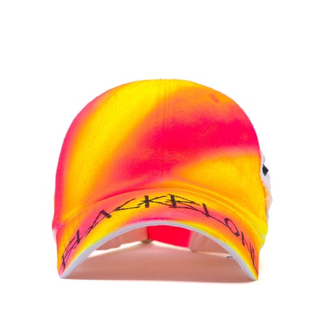 『BLACKBLOND』 　サイドパッチグラフィティーロゴロリポップキャップ (Pink/Neon)