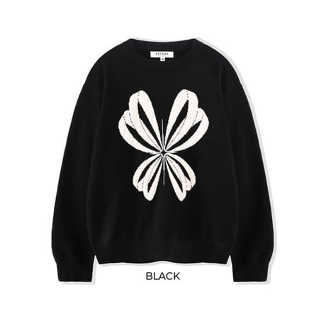 『VETEZE』 　AubeA star ribbon knit (Black)