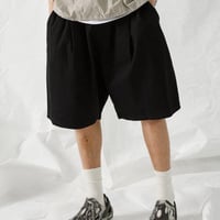 『grooverhyme』 　バーミューダショーツパンツ (Black)