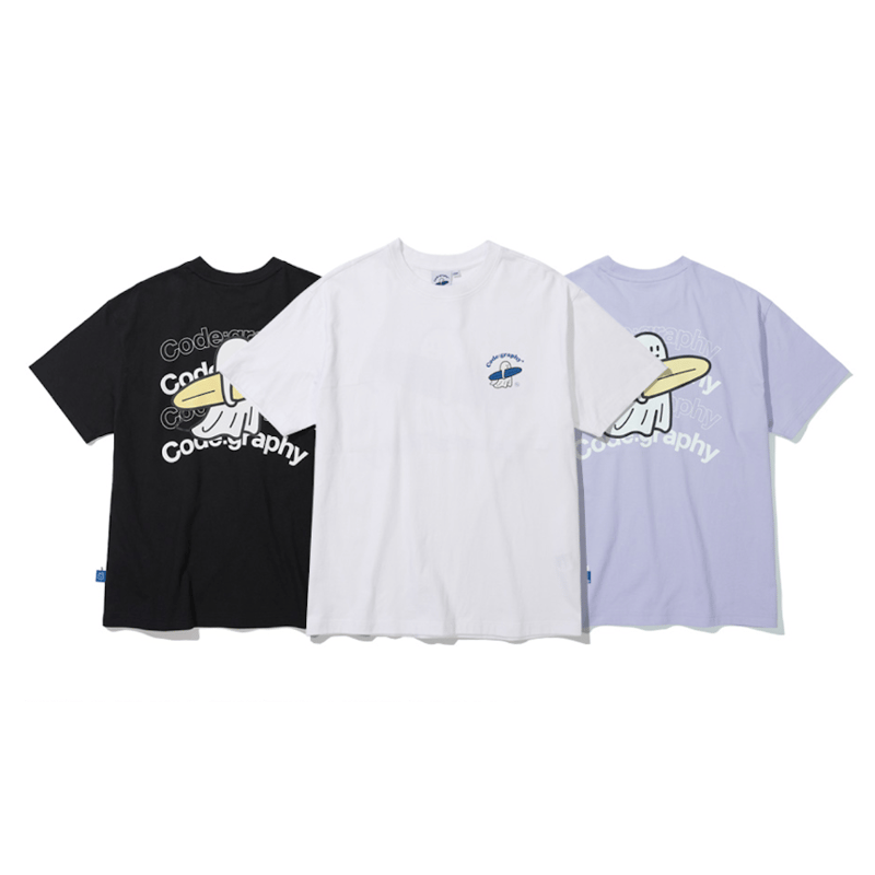 Code:graphy』 CGP X PD ゴーストサーファー Tシャツ (Lilac) Code:graphy』 CGP X PD ゴーストサーファー Tシャツ (Lilac)