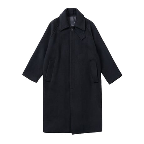 『 BY:L 』 　ウールオーバーバルマカンコート  (Black)