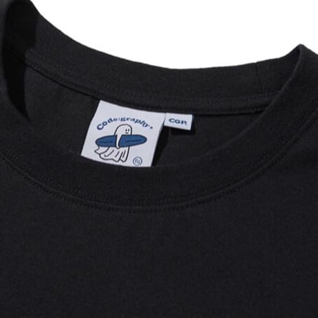 『Code:graphy』 　CGP X PD ゴーストサーファー Tシャツ (Black)
