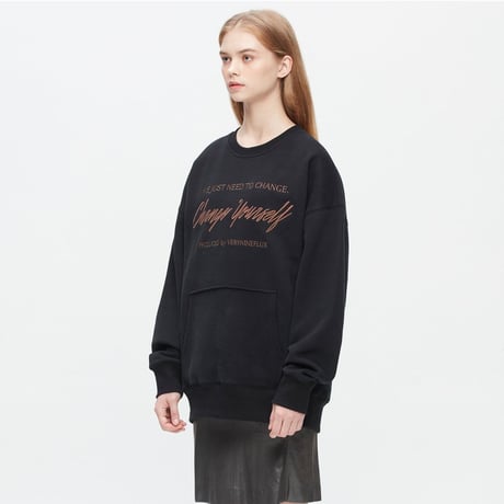 『Verynineflux』 　オートグラフスウェット (Black)