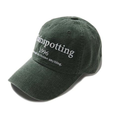 『CANERA』　washing vintage cap (Deep Green)