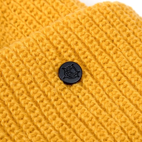 『BLACKBLOND』    シグネチャーカスタムロングニット帽 (Black,Blue,White,Mustard,Dark Beige)