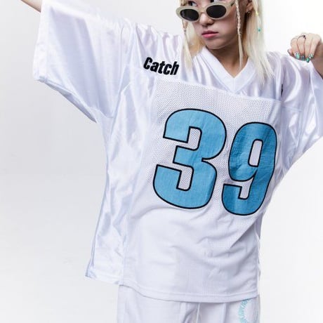 『CHAP CHAP』 　チャップツリー パームフットボール Tシャツ(White)