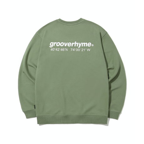 『grooverhyme』 　NYC ロケーションスウェット (Light Khaki)