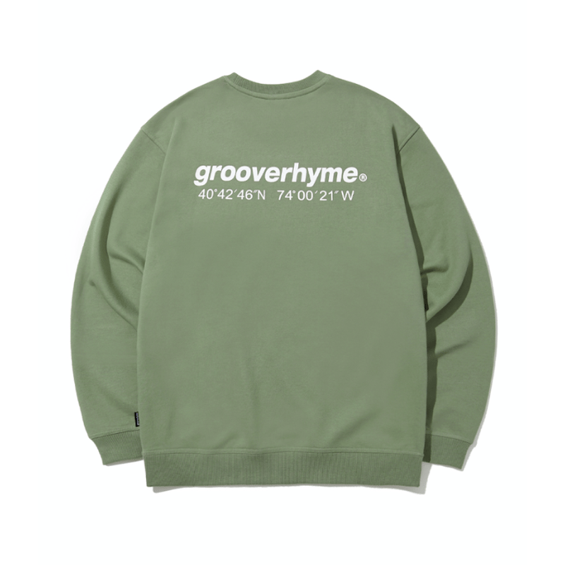 grooverhyme』 NYC ロケーションスウェット (Light Khaki) |