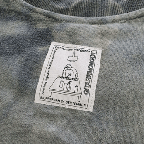 『Swallowtale』 タイダイカラーリブオーバーサイズスウェット (Gray)