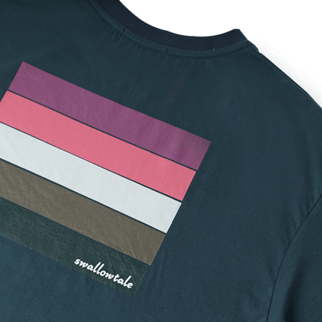 『Swallowtale』 ディープ Tシャツ (Cyan)