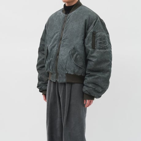 『HIFIFNK』  michael cracked ma-1 (2Color)