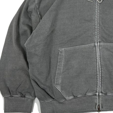 『SK8ER ROCK』 　パンクロックピグメントジップパーカー (Gray)