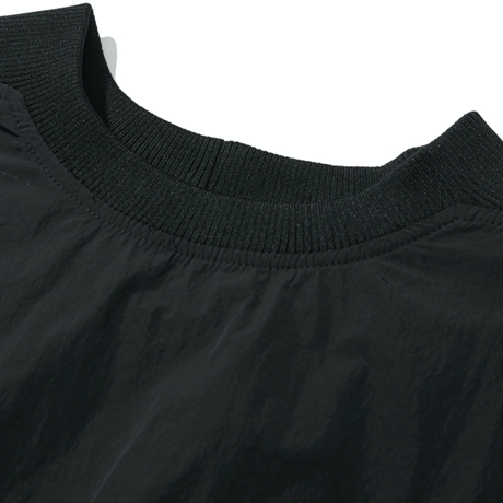 『Code:graphy』 　ナイロンメタルクルーネック (Black)