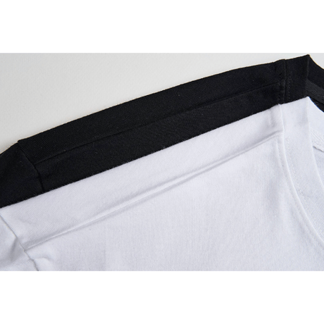 『LOUPS BLANCS』  Little Hot Stuff Ver.4 Oversize Half T-shirt  (White, Black)