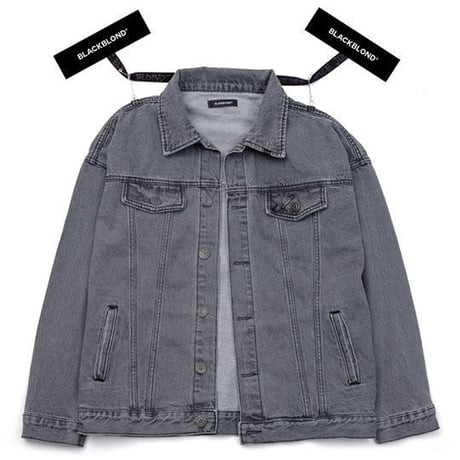 『BLACKBLOND』 ブルータルデニムジャケット (Dark Grey)