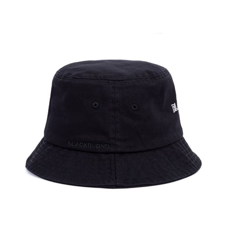 『BLACKBLOND』  ボーダーグラフィティーバケットハット (Black)