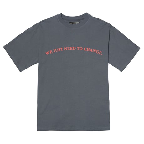 『Verynineflux』  ラウンド  Tシャツ (Charcoal)