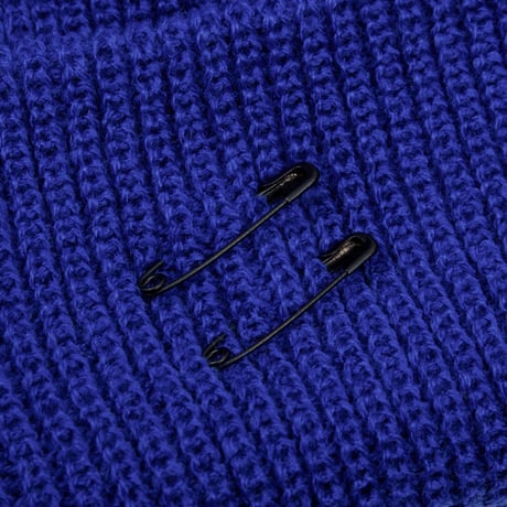 『BLACKBLOND』    シグネチャーカスタムロングニット帽 (Black,Blue,White,Mustard,Dark Beige)