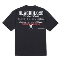 『BLACKBLOND』  Vintage Clash Pigment T-Shirt (Vintage Black)
