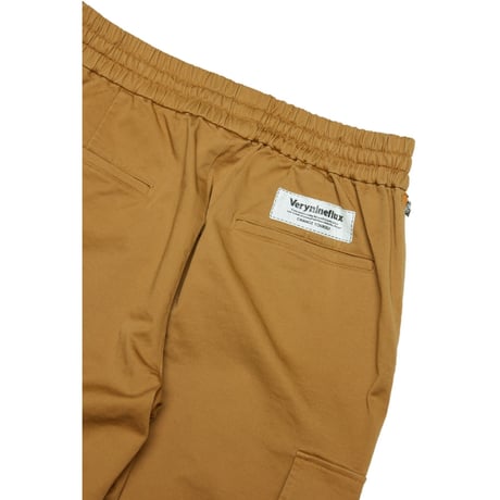 『Verynineflux』   カーゴトラックパンツ (Brown)