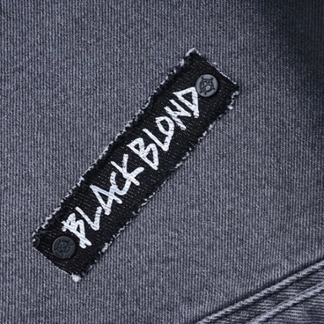 『BLACKBLOND』 　no sympathy denim jacket (Dark Grey)