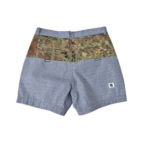 『FREAKISH BUILDING』  ルーベイタックショートパンツ (Navy)