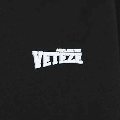 『VETEZE』 　エアプレーンロングスリーブTシャツ (Black)