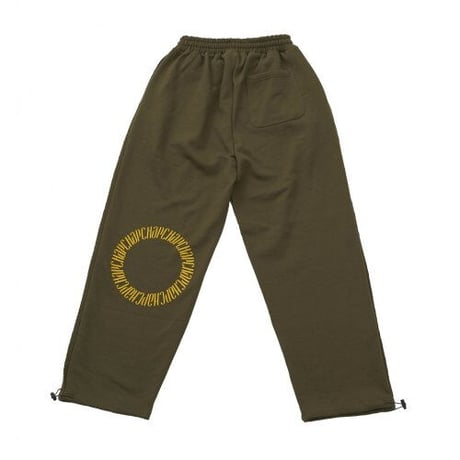 『CHAP CHAP』 　サークルチャップロゴスウェットパンツ (Khaki)