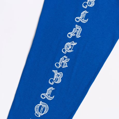 『BLACKBLOND』　sketch logo long t-shirt (Blue)