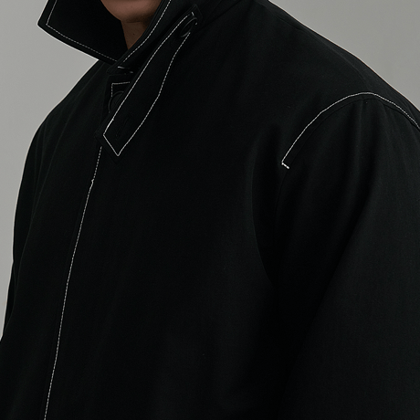 『 BY:L 』 　ステッチオーバーコート  (Black)