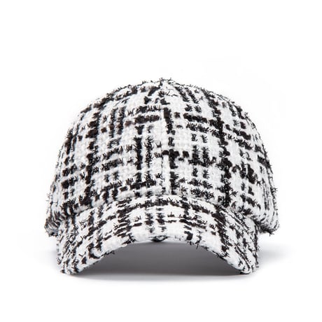 Blackblond BBD Classic Tweed Cap (White)