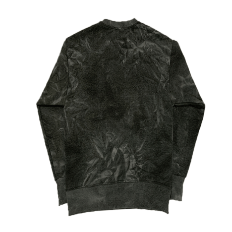 『Swallowtale』 タイダイオーバーサイズスウェット (Black)