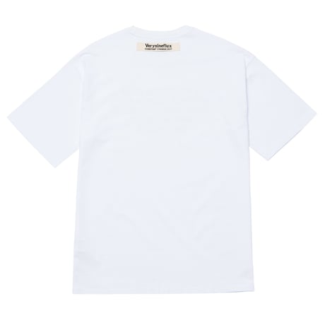 『Verynineflux』  インストラクション  Tシャツ (White)