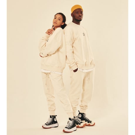 『PEACE OF ALL DAY』 　シンボルスウェットシャツ (Cream)