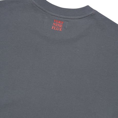 『Verynineflux』  ラウンド  Tシャツ (Charcoal)