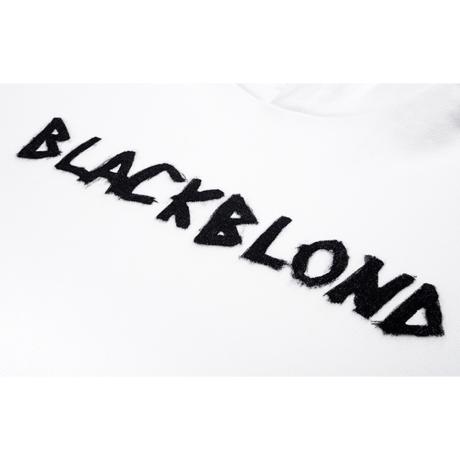 『BLACKBLOND』 　グラフィティーロゴパーカー (White)