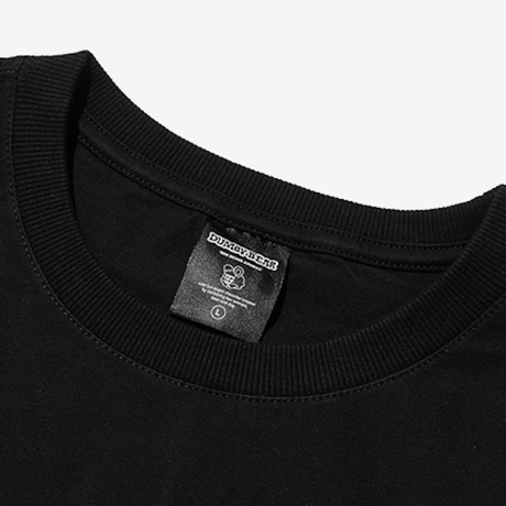 『grooverhyme』 　ハニーアンドピザ Tシャツ (Black)
