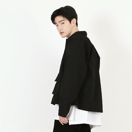 『 BY:L 』 　ミニマルフィールジャケット  (Black)