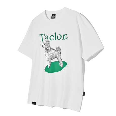 『GROOVE RHYME』 taelor series poodle t-shirts (Green)