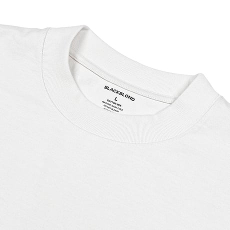 『BLACKBLOND』  Vintage Clash Pigment T-Shirt (Vintage White)