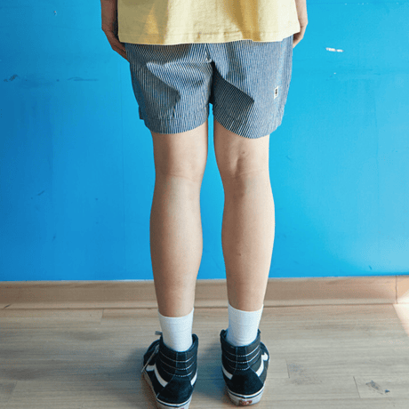 『FREAKISH BUILDING』  ルーベイタックショートパンツ (Navy)