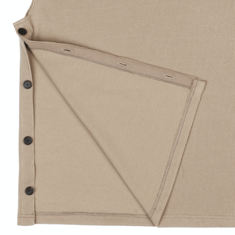 【再入荷10日予定】『 BY:L 』 　ラウンドオープンベスト  (Beige)