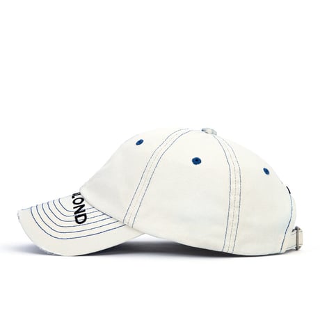 『BLACKBLOND』  division covered logo cap (Blue)