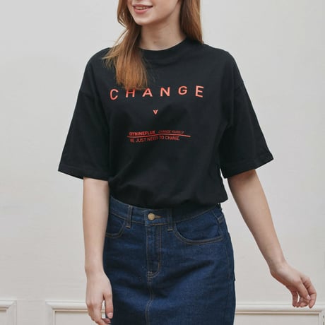 『Verynineflux』  フォース  Tシャツ (Black)