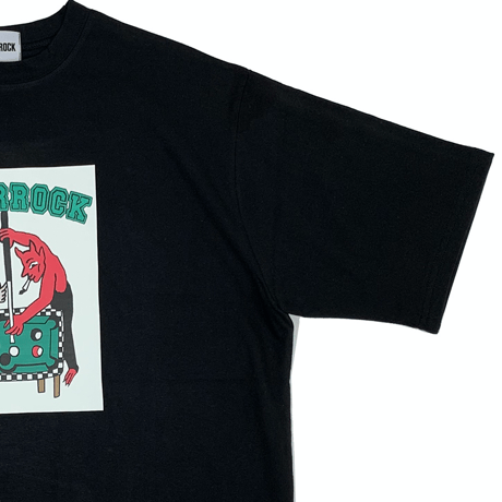 『SK8ER ROCK』 　プレイイングプール半袖 Tシャツ (Black)